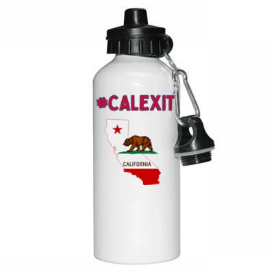 California Secession Calexit Bear Republic Aluminum Water Bottle