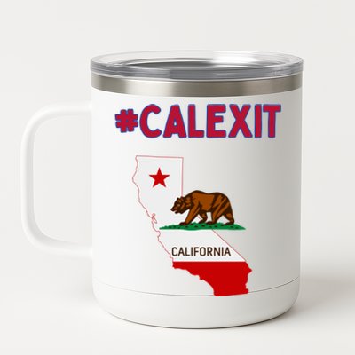 California Secession Calexit Bear Republic 12 oz Stainless Steel Tumbler Cup