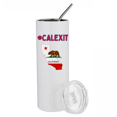 California Secession Calexit Bear Republic Stainless Steel Tumbler