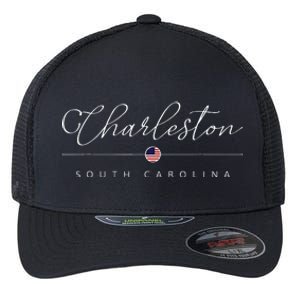 Charleston South Carolina Sc On Charleston Flexfit Unipanel Trucker Cap