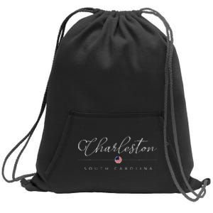 Charleston South Carolina Sc On Charleston Sweatshirt Cinch Pack Bag