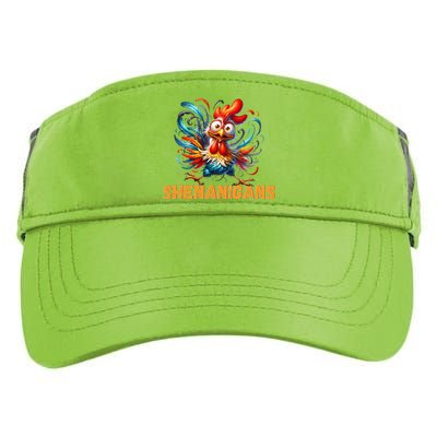 Chicken Shenanigans Coop Fun Adult Drive Performance Visor