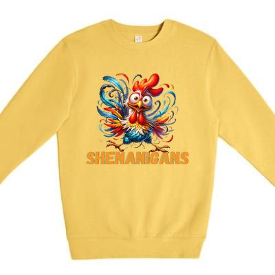 Chicken Shenanigans Coop Fun Premium Crewneck Sweatshirt