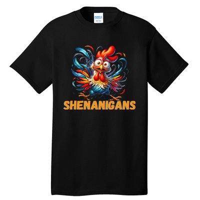 Chicken Shenanigans Coop Fun Tall T-Shirt