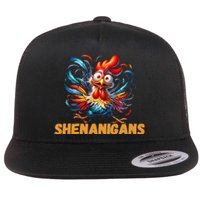 Chicken Shenanigans Coop Fun Flat Bill Trucker Hat