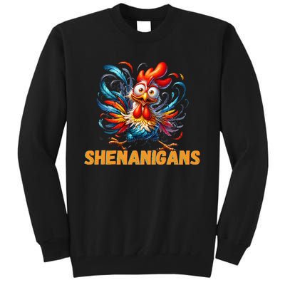 Chicken Shenanigans Coop Fun Tall Sweatshirt