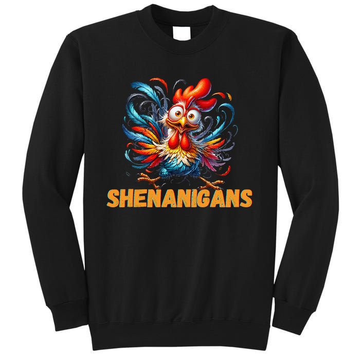 Chicken Shenanigans Coop Fun Tall Sweatshirt