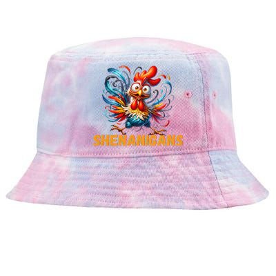 Chicken Shenanigans Coop Fun Tie-Dyed Bucket Hat