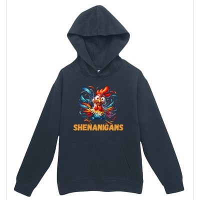 Chicken Shenanigans Coop Fun Urban Pullover Hoodie