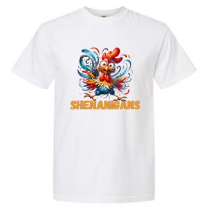 Chicken Shenanigans Coop Fun Garment-Dyed Heavyweight T-Shirt