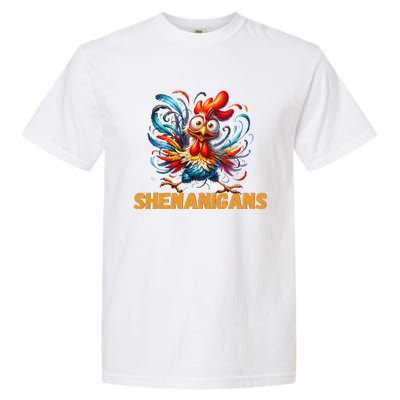 Chicken Shenanigans Coop Fun Garment-Dyed Heavyweight T-Shirt