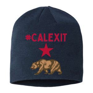 California Secession Calexit Bear Republic Sustainable Beanie