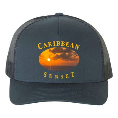 Caribbean Sunset Yupoong Adult 5-Panel Trucker Hat