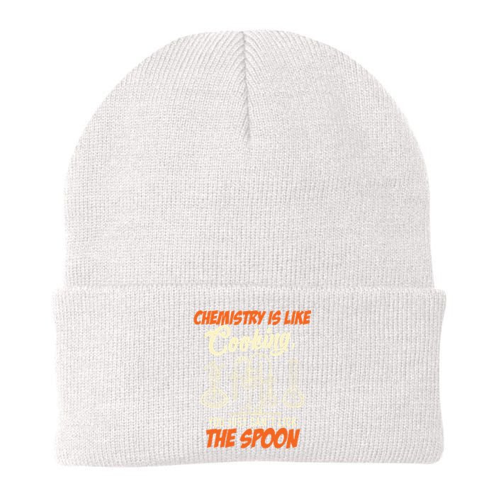 Chemistry Students Chemistry Is Like Cooking Chemist Knit Cap Winter Beanie