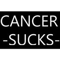 Cancer Sucks Bumper Sticker