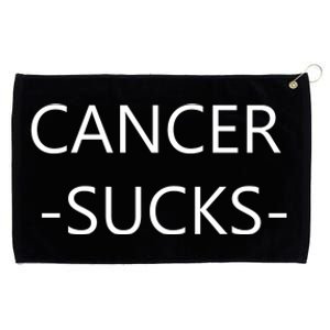 Cancer Sucks Grommeted Golf Towel