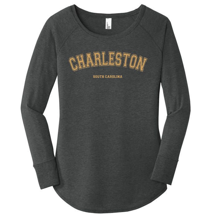 Charleston Sports College Style On Charleston Women's Perfect Tri Tunic Long Sleeve Shirt