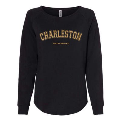 Charleston Sports College Style On Charleston Womens California Wash Sweatshirt