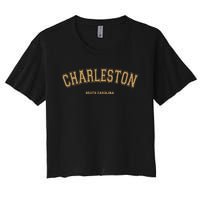 Charleston Sports College Style On Charleston Women's Crop Top Tee