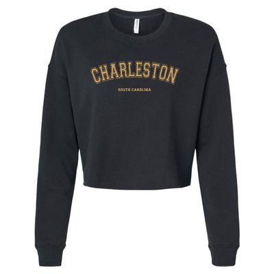 Charleston Sports College Style On Charleston Cropped Pullover Crew