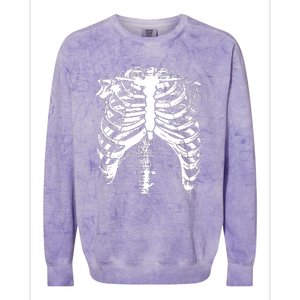 Cool Skeleton Costume Halloween Colorblast Crewneck Sweatshirt