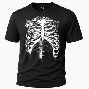 Cool Skeleton Costume Halloween Cooling Performance Crew T-Shirt