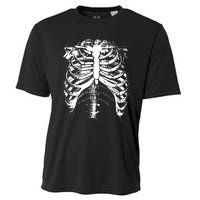 Cool Skeleton Costume Halloween Cooling Performance Crew T-Shirt