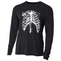 Cool Skeleton Costume Halloween Cooling Performance Long Sleeve Crew