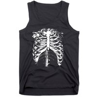 Cool Skeleton Costume Halloween Tank Top