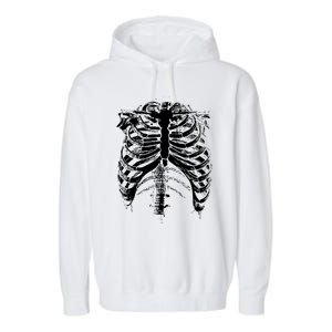 Cool Skeleton Costume Halloween Garment-Dyed Fleece Hoodie