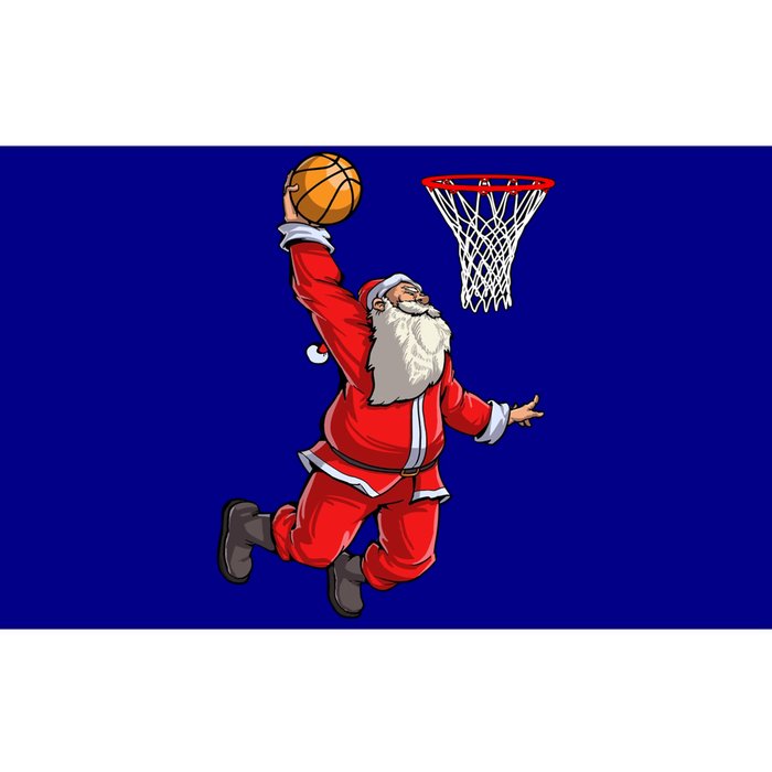 Christmas Santa Claus Dunking A Basketball Boys Xmas Gift Bumper Sticker