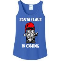 Cool Santa Claus Is Coming Christmas Cool Gift Ladies Essential Tank