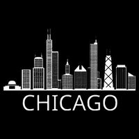 Chicago Skyline Cooling Performance Crew T-Shirt