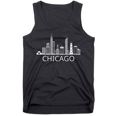 Chicago Skyline Tank Top
