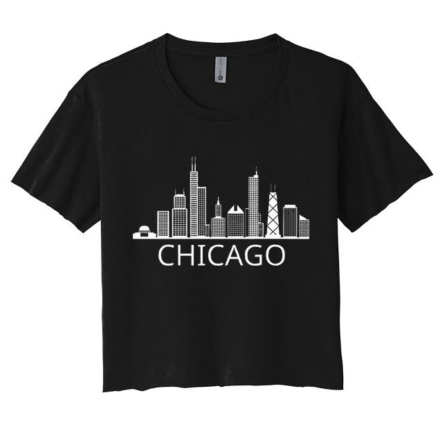 Chicago Skyline Crop Top