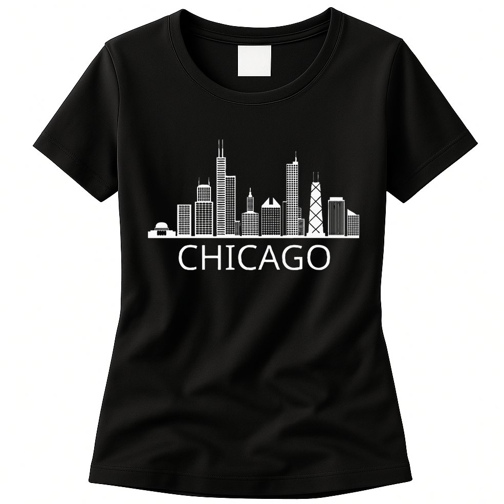 Chicago Skyline Womens T-Shirt