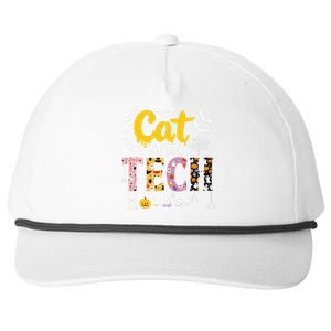 Cat Scan Ct Rad Tech Halloween Costume Spider Fly Bat Spooky Snapback Five-Panel Rope Hat