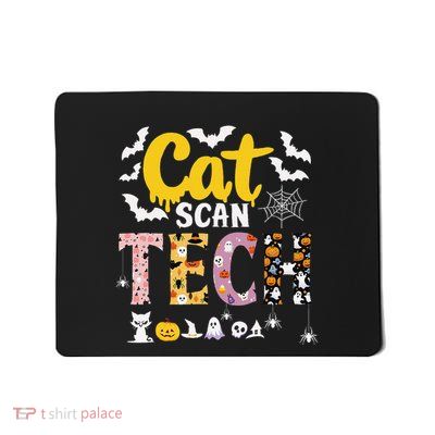 Cat Scan Ct Rad Tech Halloween Costume Spider Fly Bat Spooky Mousepad