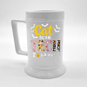 Cat Scan Ct Rad Tech Halloween Costume Spider Fly Bat Spooky Beer Stein