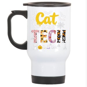 Cat Scan Ct Rad Tech Halloween Costume Spider Fly Bat Spooky Stainless Steel Travel Mug