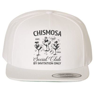 Chismosa Social Club Latina Mexicana Funny Hispanic Wool Snapback Cap