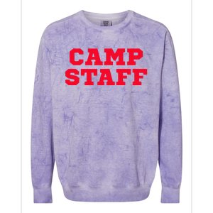 Camp Staff Colorblast Crewneck Sweatshirt