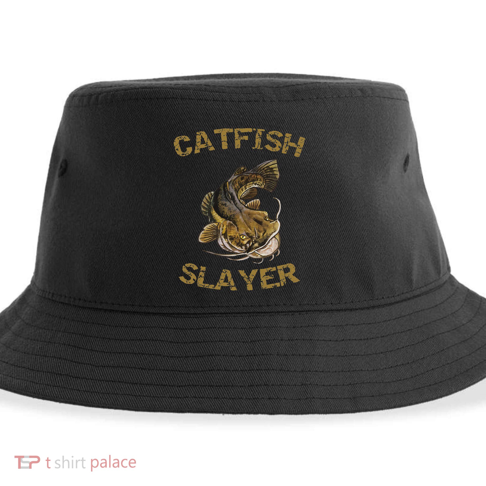 Catfish Slayer Catfish For Catfish Fisherman Sustainable Bucket Hat