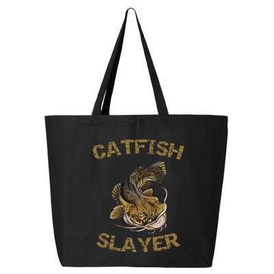 Catfish Slayer Catfish For Catfish Fisherman 25L Jumbo Tote
