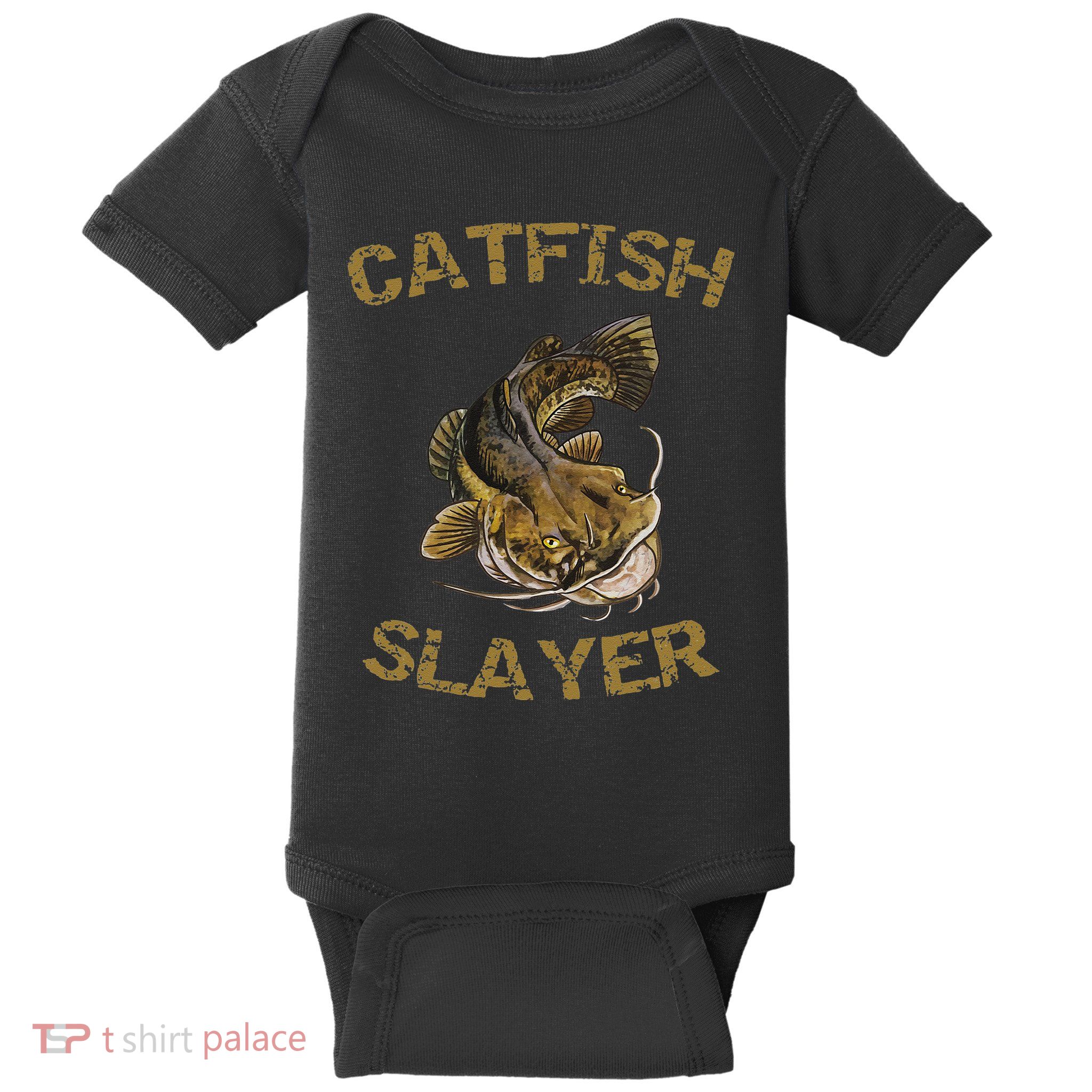 Catfish Slayer Catfish For Catfish Fisherman Baby Bodysuit