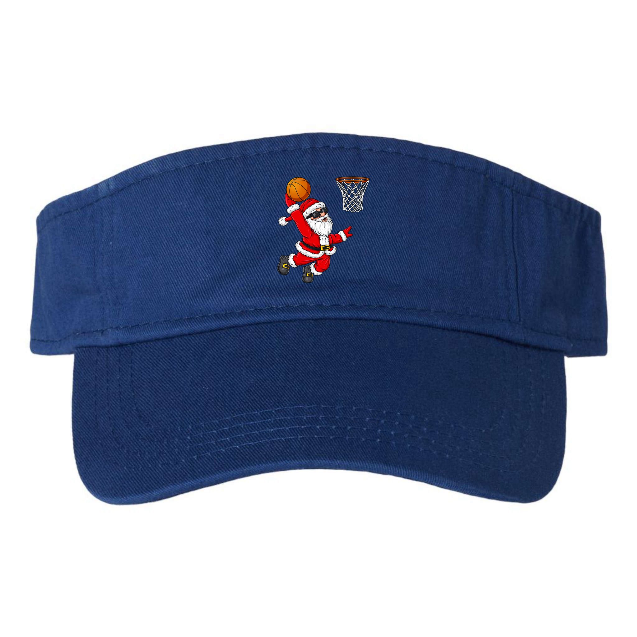 Christmas Santa Claus Dunking A Basketball Boys Xmas Cute Gift Visor