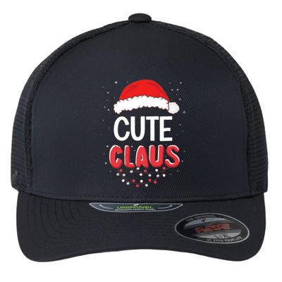 Cute Santa Claus Christmas Matching Costume Flexfit Unipanel Trucker Cap