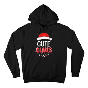 Cute Santa Claus Christmas Matching Costume Hoodie