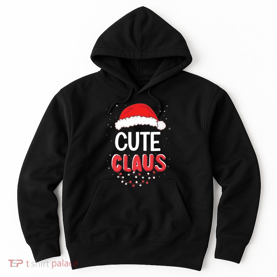 Cute Santa Claus Christmas Matching Costume Hoodie