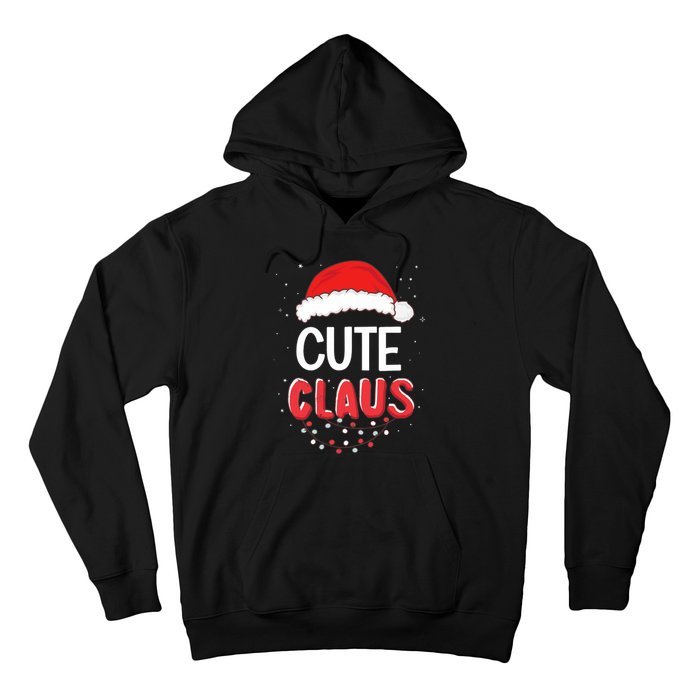 Cute Santa Claus Christmas Matching Costume Hoodie